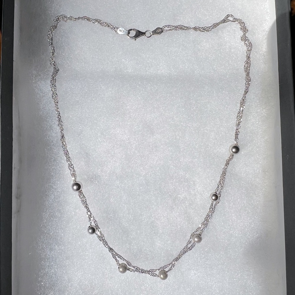 Sterling silver necklace